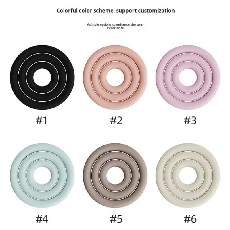 Stainless Steel Weighted Round Dumbbell Ring for Yoga Pilates Gym Fitness Strength Training Body