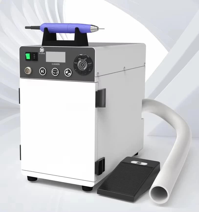 High Quality 2-in-1 Dental Dust Collector and Polisher Machine Dental Grinding Vacuum Cleaner