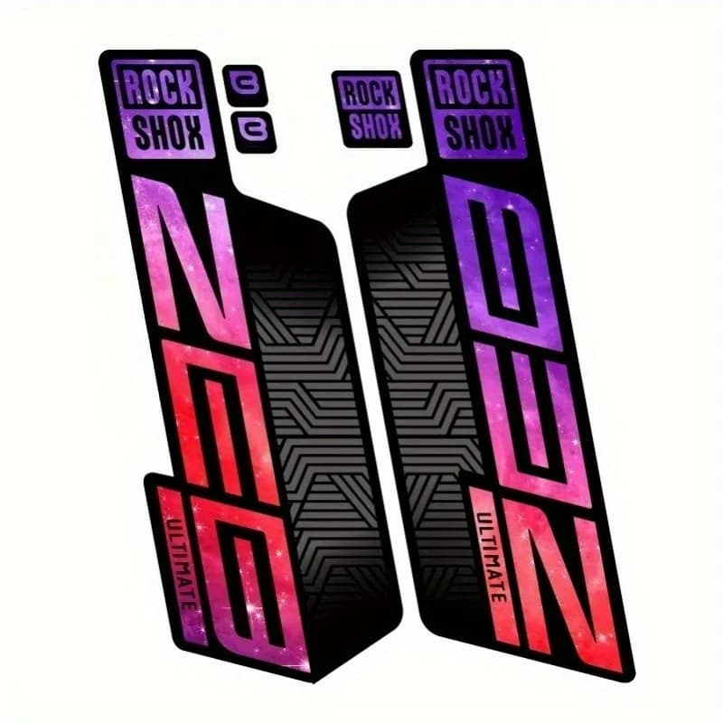 2026 new zeb ultimate airline sticker motorcycle bicycle front fork 2d flat decal neon multi-color available hd waterproof