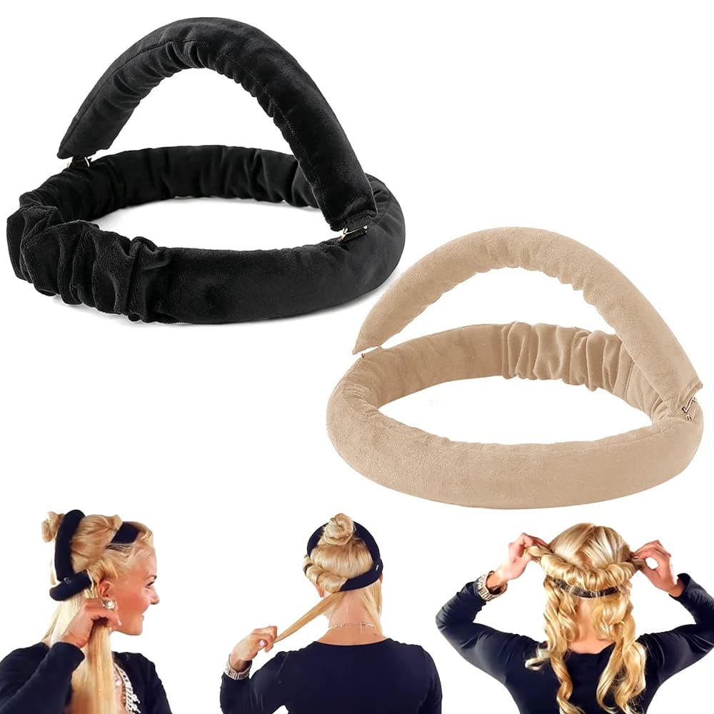 Heat-free curling rod band Bigodino for soft hair No heat During the night Sleeping Permanent Hairpins Rolls for hair styling tool