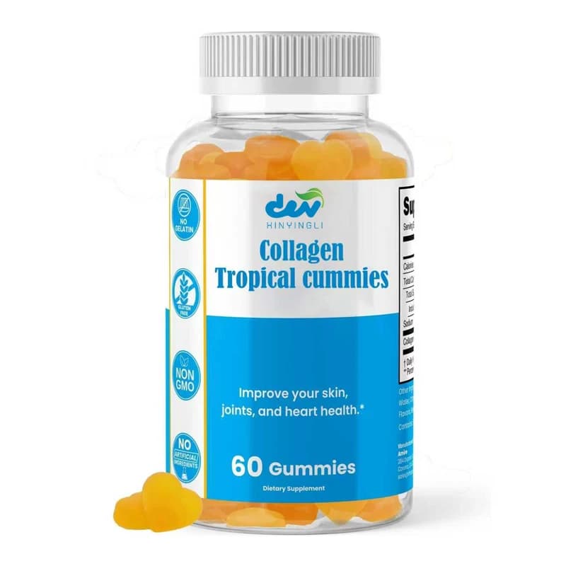 Collagen gummies, supporting skin, joints, and health, 60 gummies