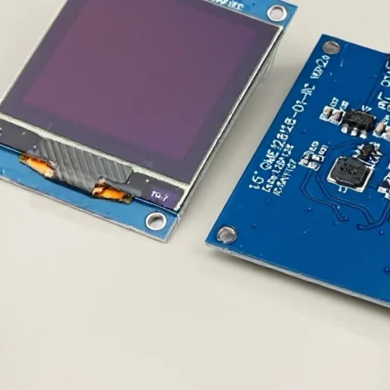 Modulo di visualizzazione schermo OLED da 1,5 pollici 1,5 "128x128 4PIN 7PIN SH1107 Driver IIC 4 pin bianco per Raspberry Pi per STM32