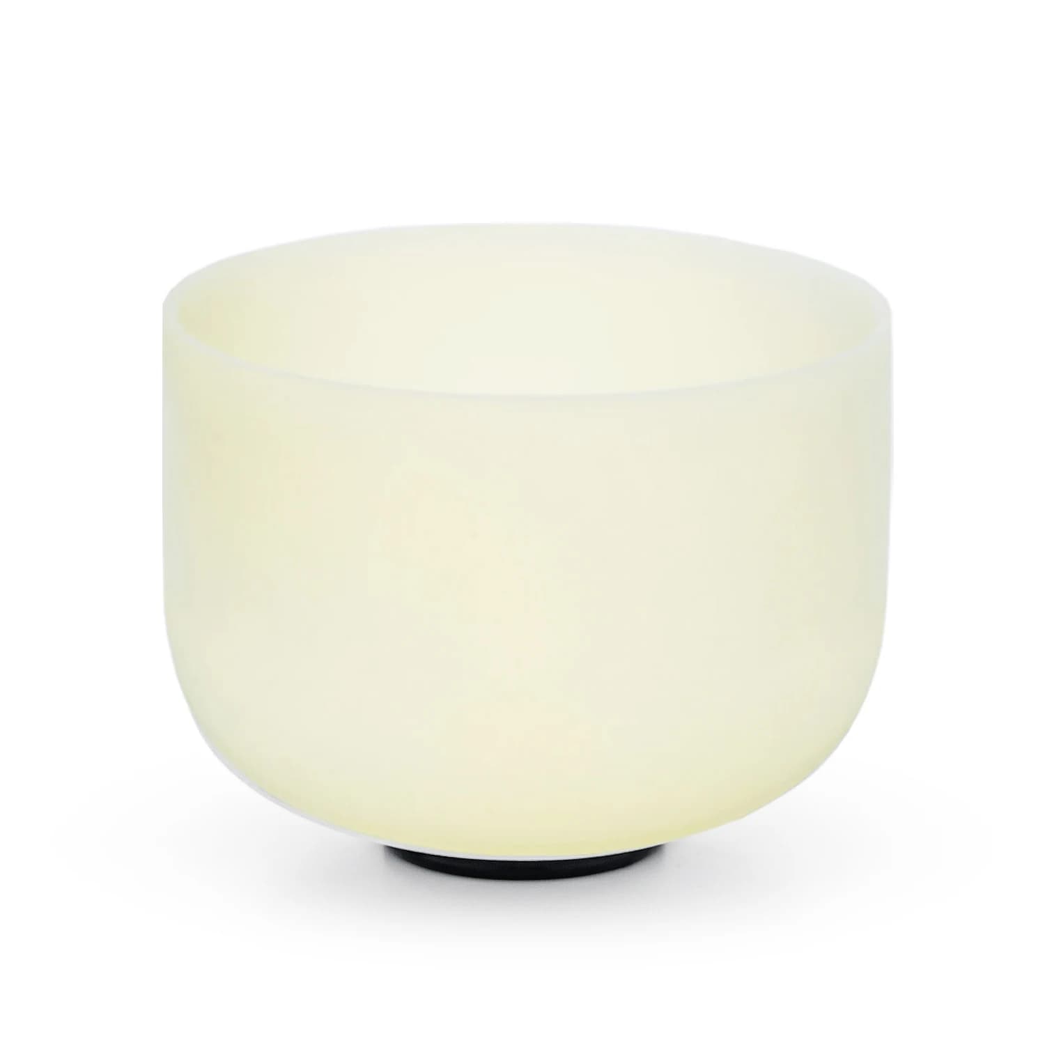 Hye-eun Citrine Gemstone Fusion Chakra Frosted Quartz Crystal Singing Bowl 432hz 9 inch for Sound Healing Meditation