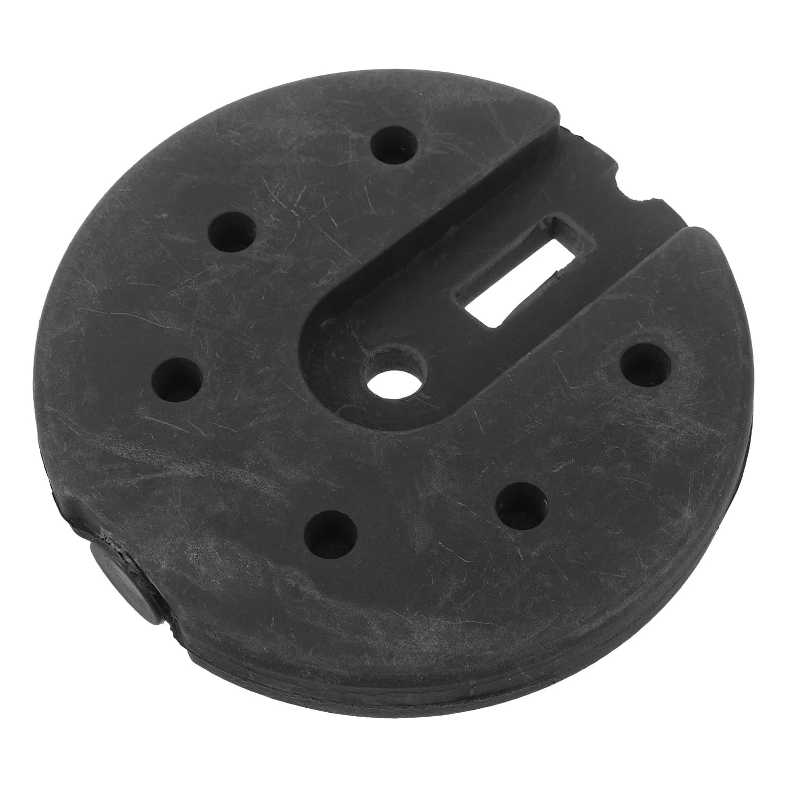 Floor Lamp Base 6.3 Inch Round Plastic Weighted Plate Stable Stand Replacement Desk Lamp Weight Anti Shake Heavy Duty