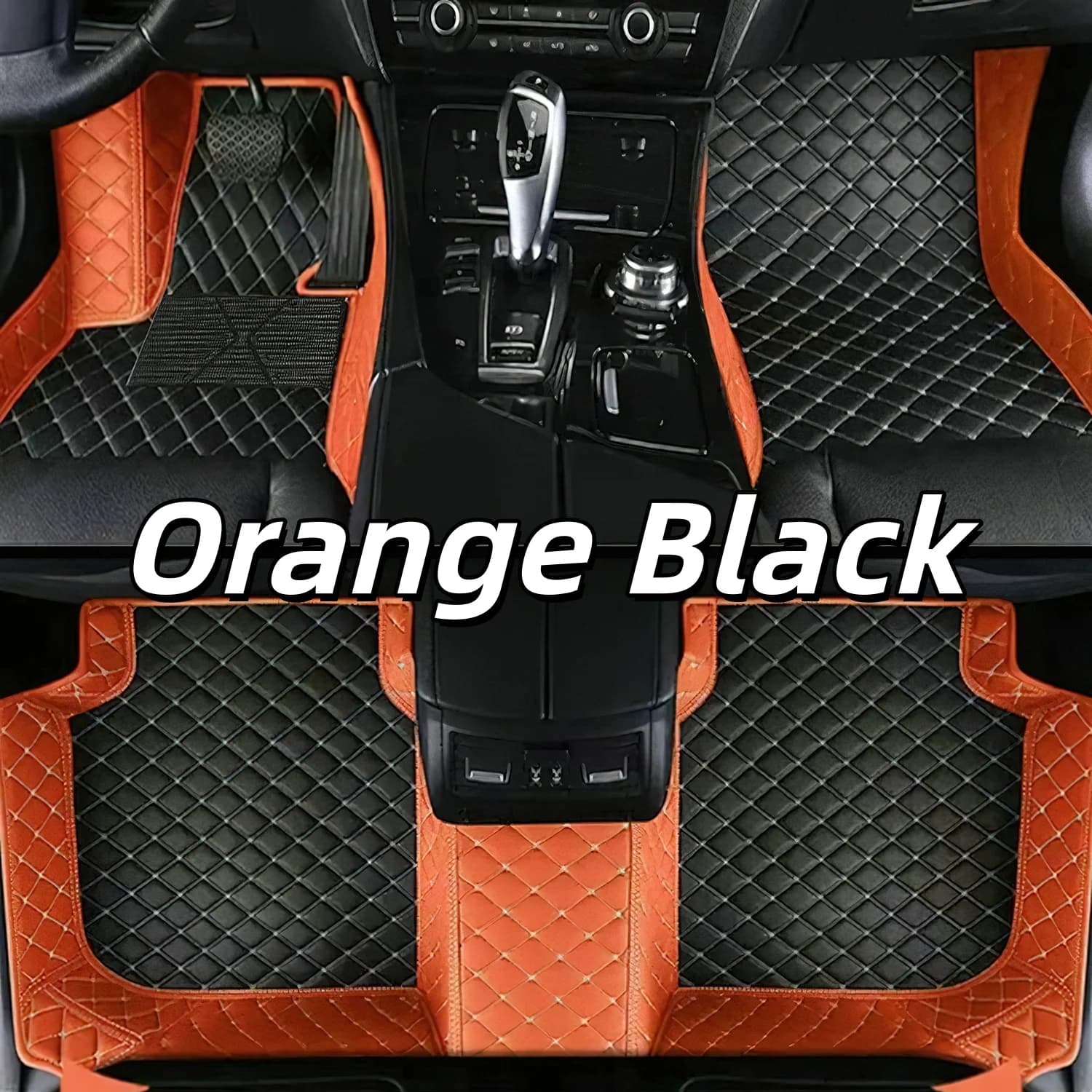 Accessori Auto Tappetini in Pelle Impermeabili e Antiscivolo per Honda Fit Jazz 2001-2007