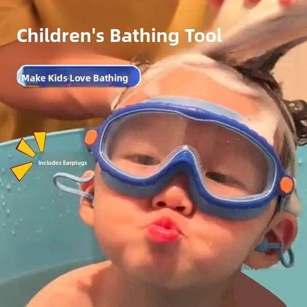 Occhialini da Nuoto per Bambini Impermeabili Antiappannamento Protezione Occhi Tappi per Orecchie Cinturino in Nylon Collaborazione