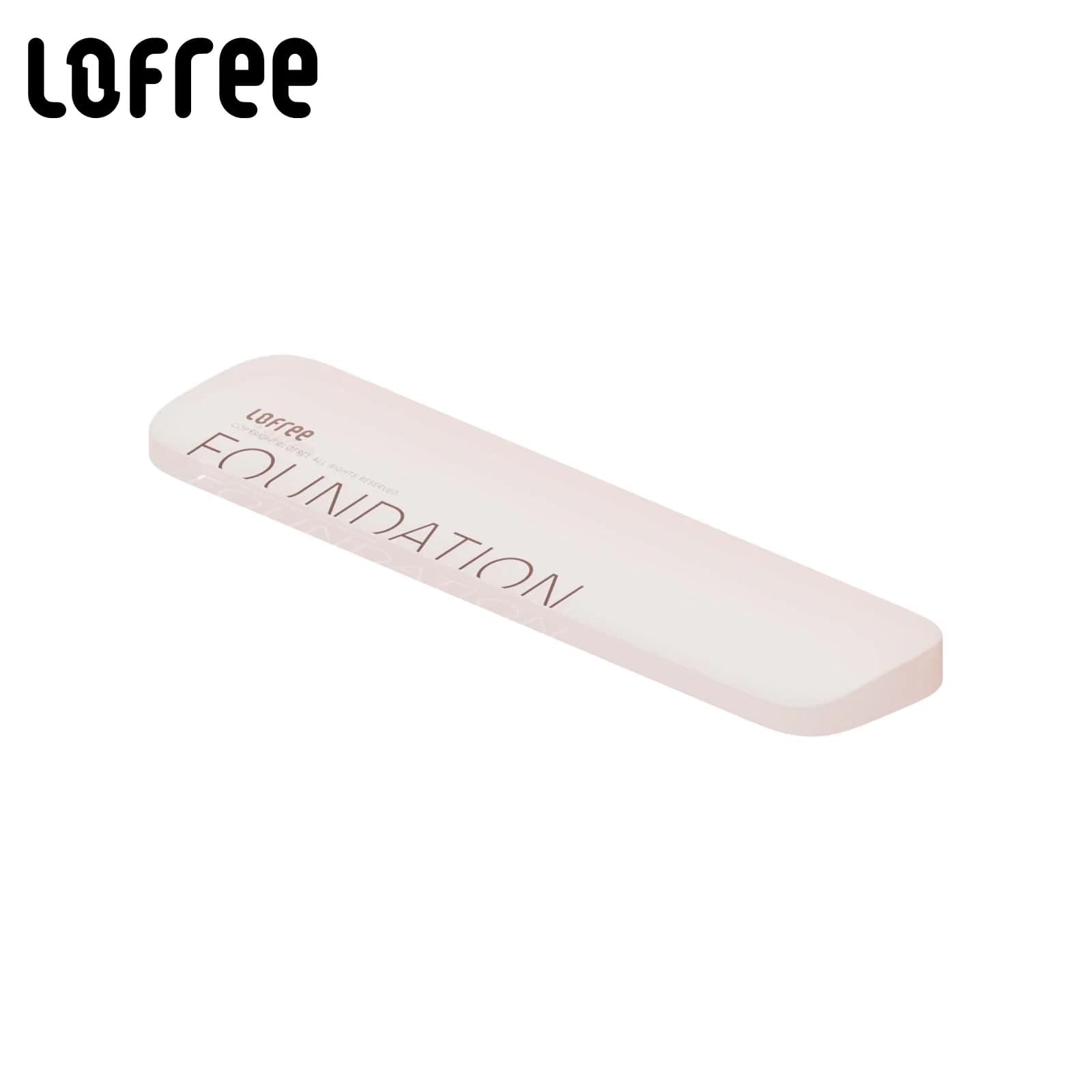 LOFREE Foundation Jelly Palm Rest for Computer Keyboard Semi-transparent Acrylic Ergonomic Design Poggiapolsi
