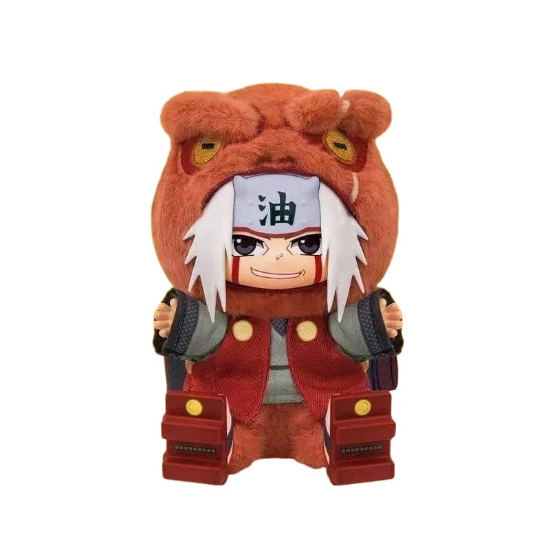 Naruto Anime Phone Case Soft Plush Toy Vinyl Figure Cute Animal Sitting Party Blind Box Series Naruto Shippuden Collectible Cute