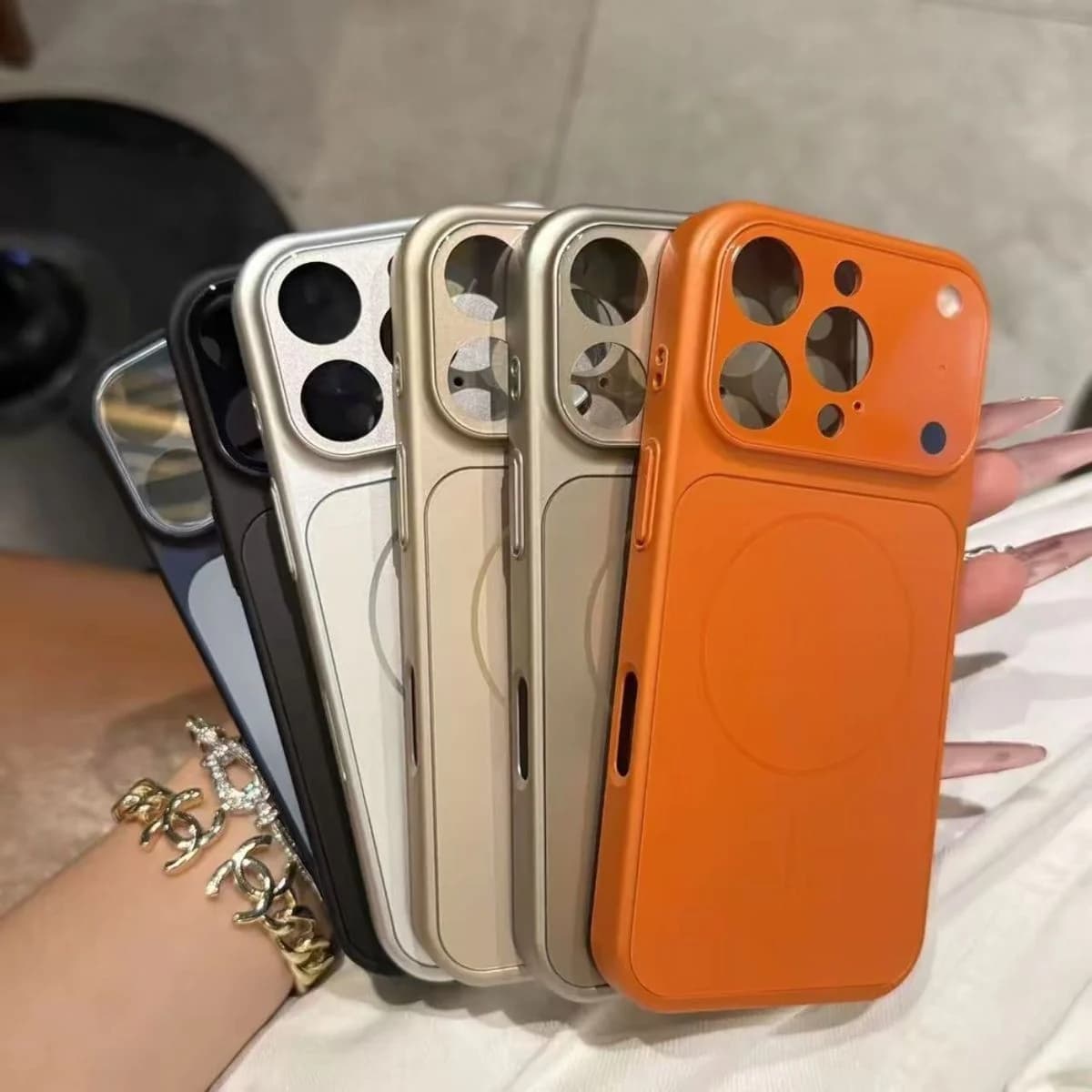 Original Phone Case AG Frosted Glass Nano for iPhone 17 Air 16 15 14 13 Pro Max Cover for Magnetic Wireless Charging Armour