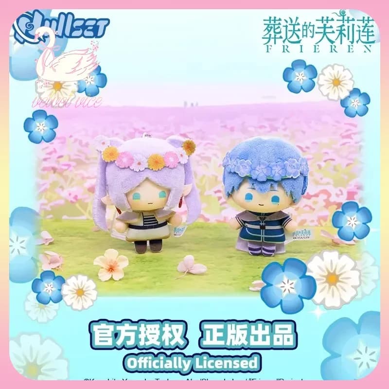 Originale Nullset Frieren Mini Doll Series Ciondolo in peluche Frieren Himmel Fern Cute Anime Collezione periferica Acg Ciondolo regalo
