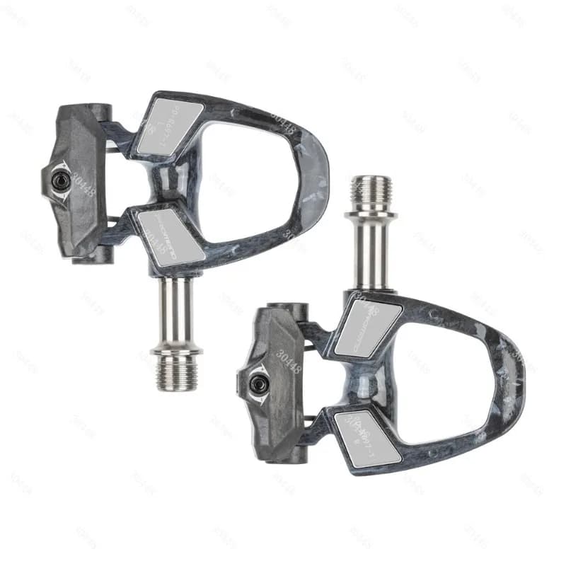 Pedali a sgancio rapido per bici da strada Pedali da ciclismo ultraleggeri con asse in titanio e carbonio composito