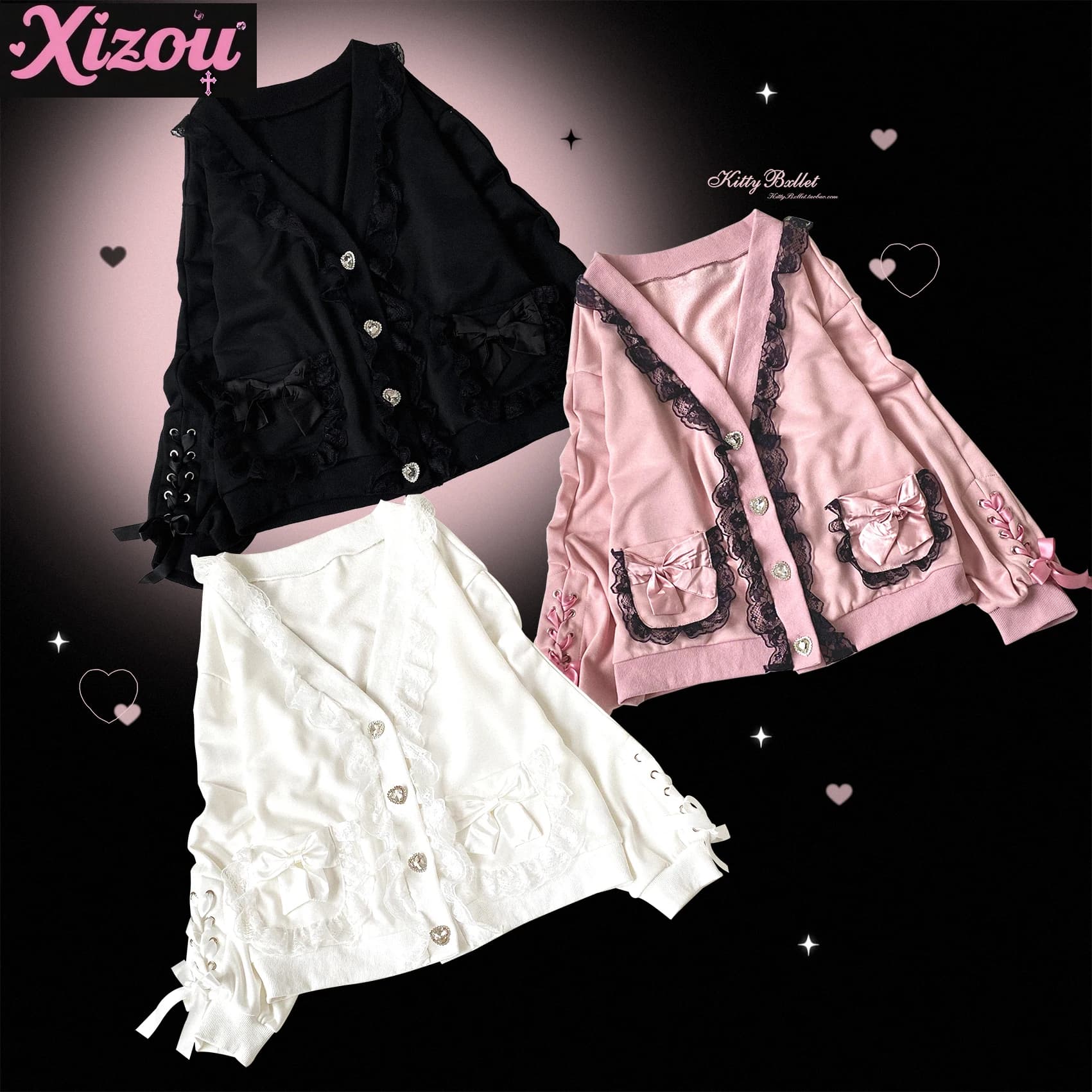 2025 Autunno Nuovo Originale Giapponese Mine Lace Bow Bandage Cardigan Giacca delle Ragazze delle Donne Dolce Carino Incontri Kawaii Top a maniche lunghe