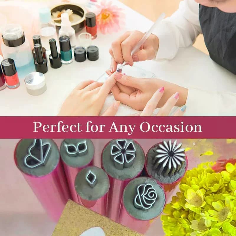 Set di 15 Penne per Nail Art, Strumenti per Decorazione Unghie, Set di Penne per Stamping Unghie, Design Creativo e Versatile