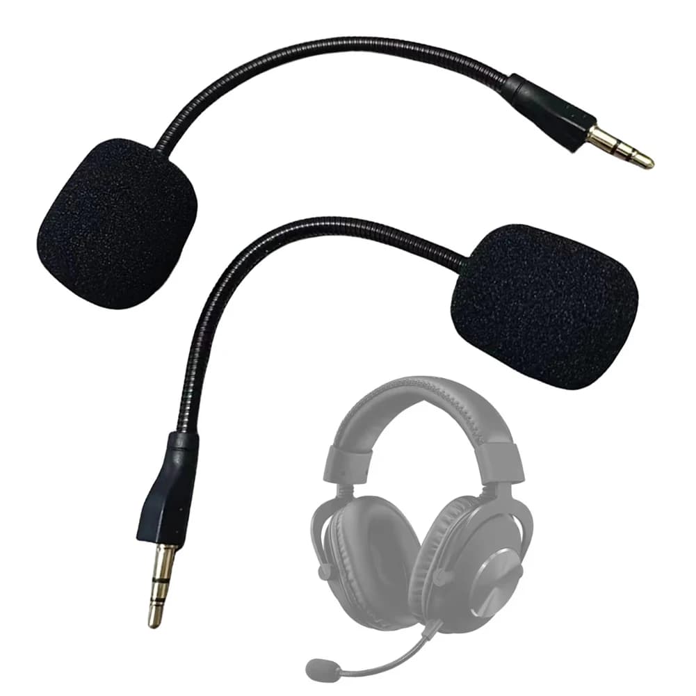 Replacement 3.5mm Microphone E-Sports Game Headset Mic Flexible MIC Boom for Logitech G PRO G PRO X Gaming Headsets