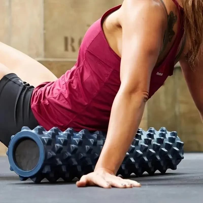45cm EVA Foam Roller Deep Tissue Massage Roller for Muscle Recovery Yoga Pilates Trigger Point Back Leg Fitness