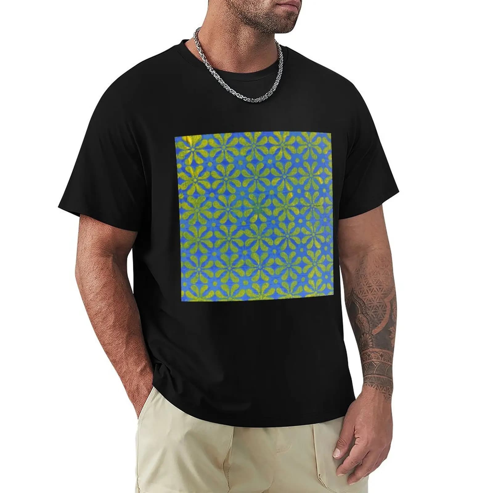 T-shirt Sunshiny Day in cotone morbido di grandi dimensioni
