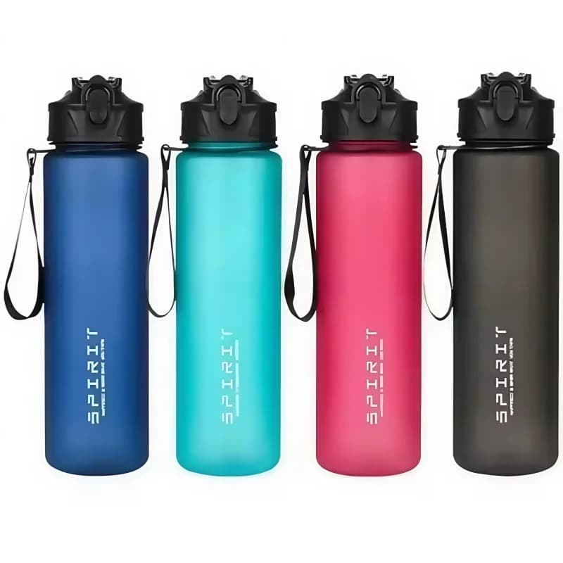 Bottiglia d'acqua portatile da 750 ml Bottiglia d'acqua sportiva motivazionale con indicatore del tempo Tazza a prova di perdite per sport all'aria aperta Fitness BPA gratuito