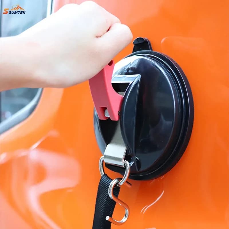 Heavy Duty Suction Cup Anchor Hooks Multifunctional Car Mount Camping Tarp Fixed Accessories