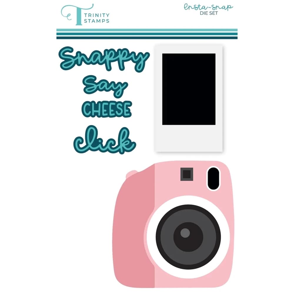 New Insta-Snap - Instant Camera Valentine's Day Cutting Dies Clear Stamps Set Scrapbooking For Paper Making Frame Card