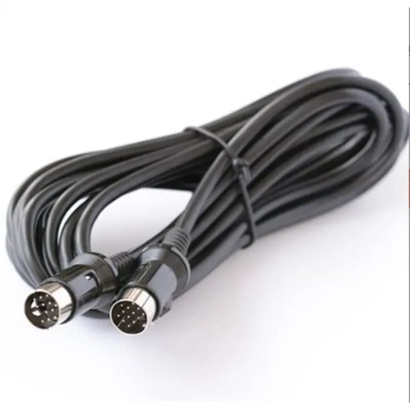 Cavo audio DIN da 13 pin maschio a maschio da 5 m per autoradio Clarion e Kenwood, per un segnale audio a lunga durata