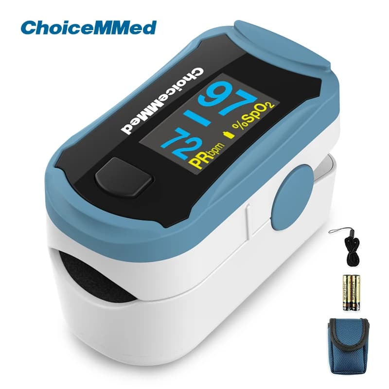 ChoiceMMed Dual Color OLED Pulse Oximeter fingertips SpO2 Mointor Pulse Oximeter Saturometro de oxigeno MD300C29