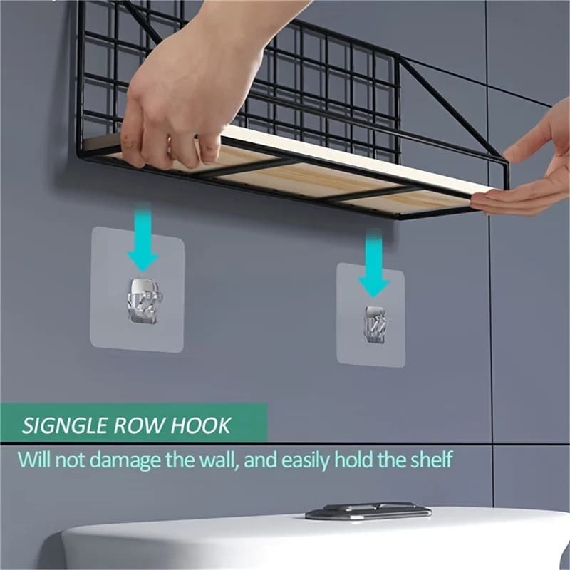 10 piece wall sticker, shelf support under the thread, decorative bracket for Organizer with clamp for hanging key accessories