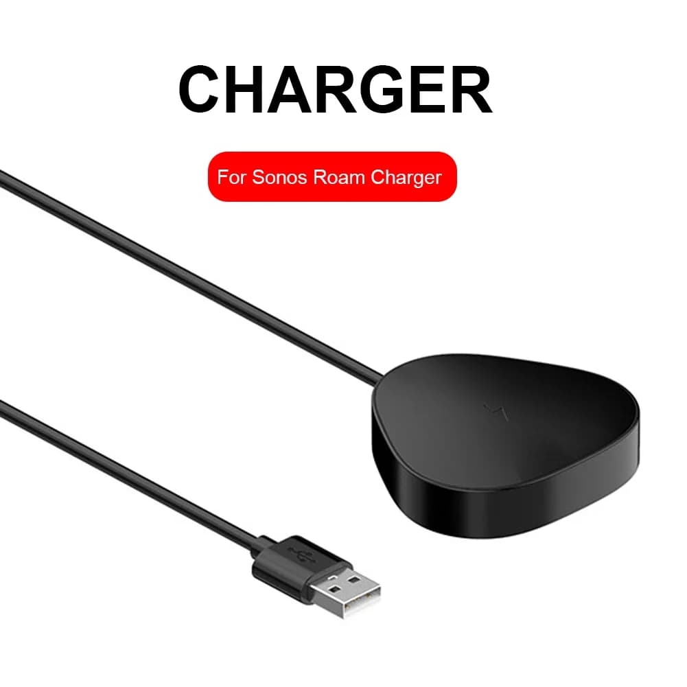 Caricatore a ventosa magnetico Nero Bianco Dock di ricarica ad aggancio rapido Buone prestazioni anti-interferenza per Sonos Roam SL per audio