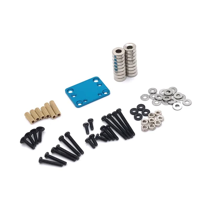 Fissaggio di regolazione del guscio in metallo per Wltoys 1/28 K969 K979 K989 K999 P929 P939 284131 Accessori per il aggiornamento dell'auto RC MINI-Q