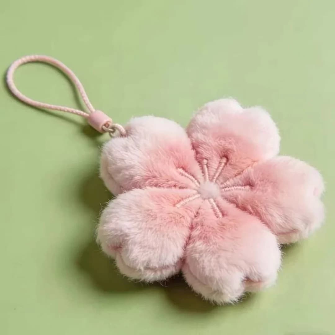 Nuova Serie Sakura 2026: Portachiavi con Ciondolo Bambola di Peluche Curativa, Regalo Carino per Ragazze, Decorazione per Borsa, Regalo di Compleanno