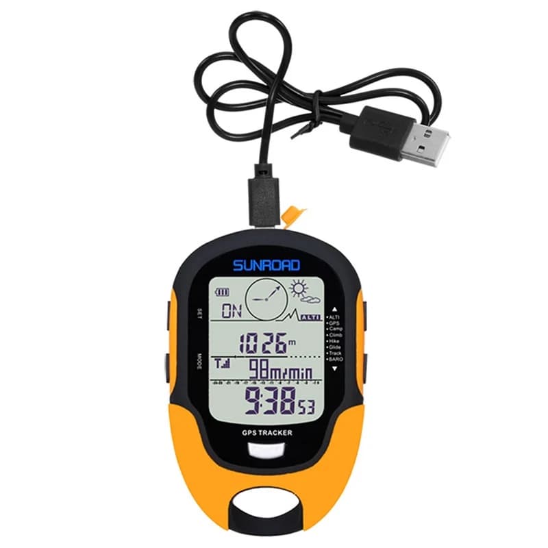 NEW Multifunction LCD Digital GPS Altimeter Barometer Compass Portable Outdoor Camping Hiking Climbing Altimeter with LED Torch
