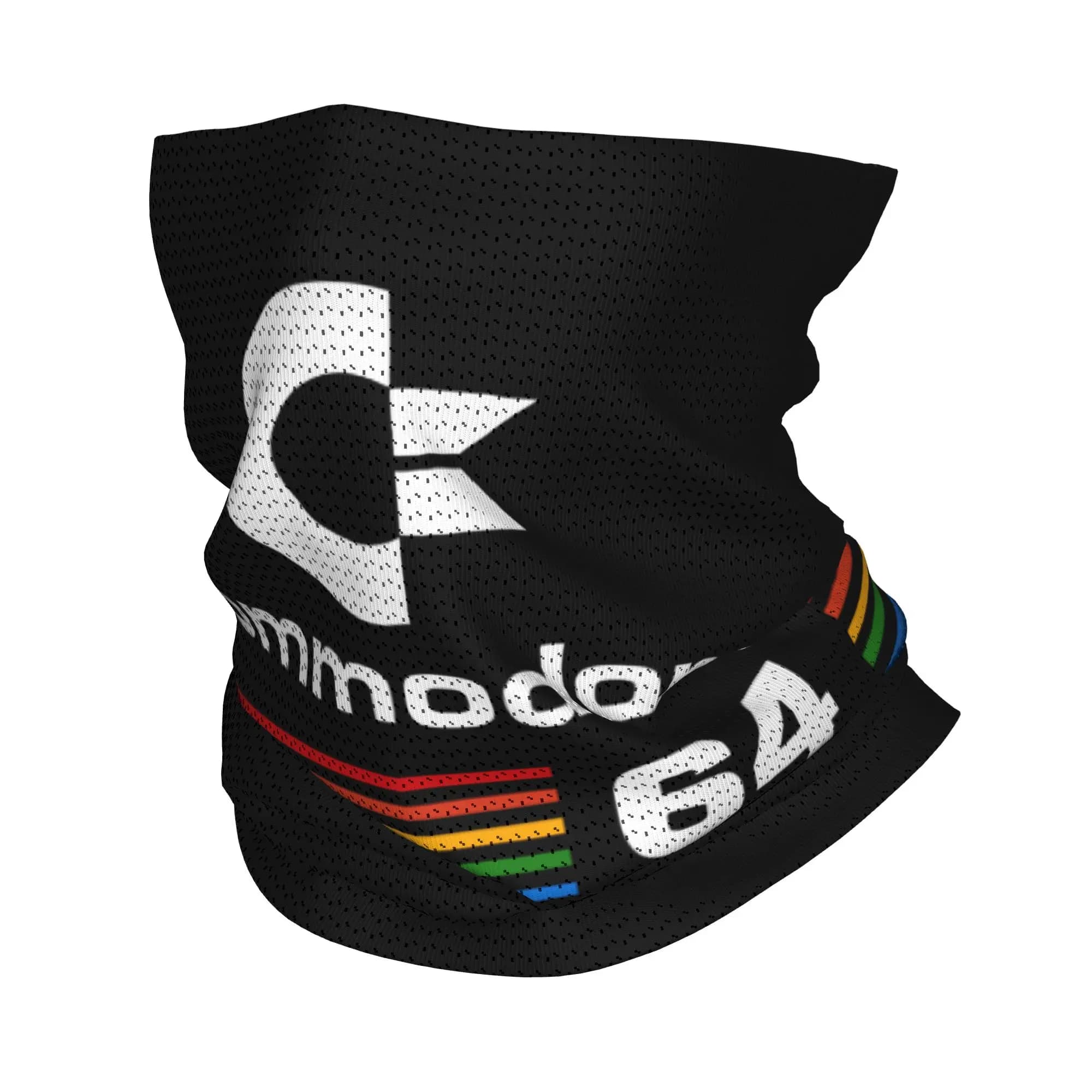Scaldacollo personalizzato Commodore 64 per uomo e donna, sciarpa invernale per escursionismo e sci, copriviso C64 Amiga Computer Geek Nerd