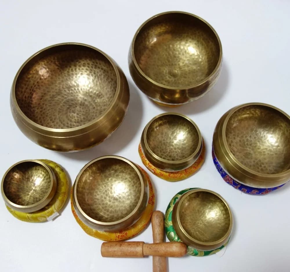 High Quality Chakra Bowls Handmade Tibetan Singing Bowl 7 Metals Tibetan Cristal Cuencos