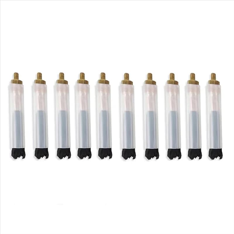 10 pezzi M6 spazzole di saldatura per saldatura giunto perline pulizia lucidatrice pulitore testa della spazzola per lucidatura per saldatura in acciaio
