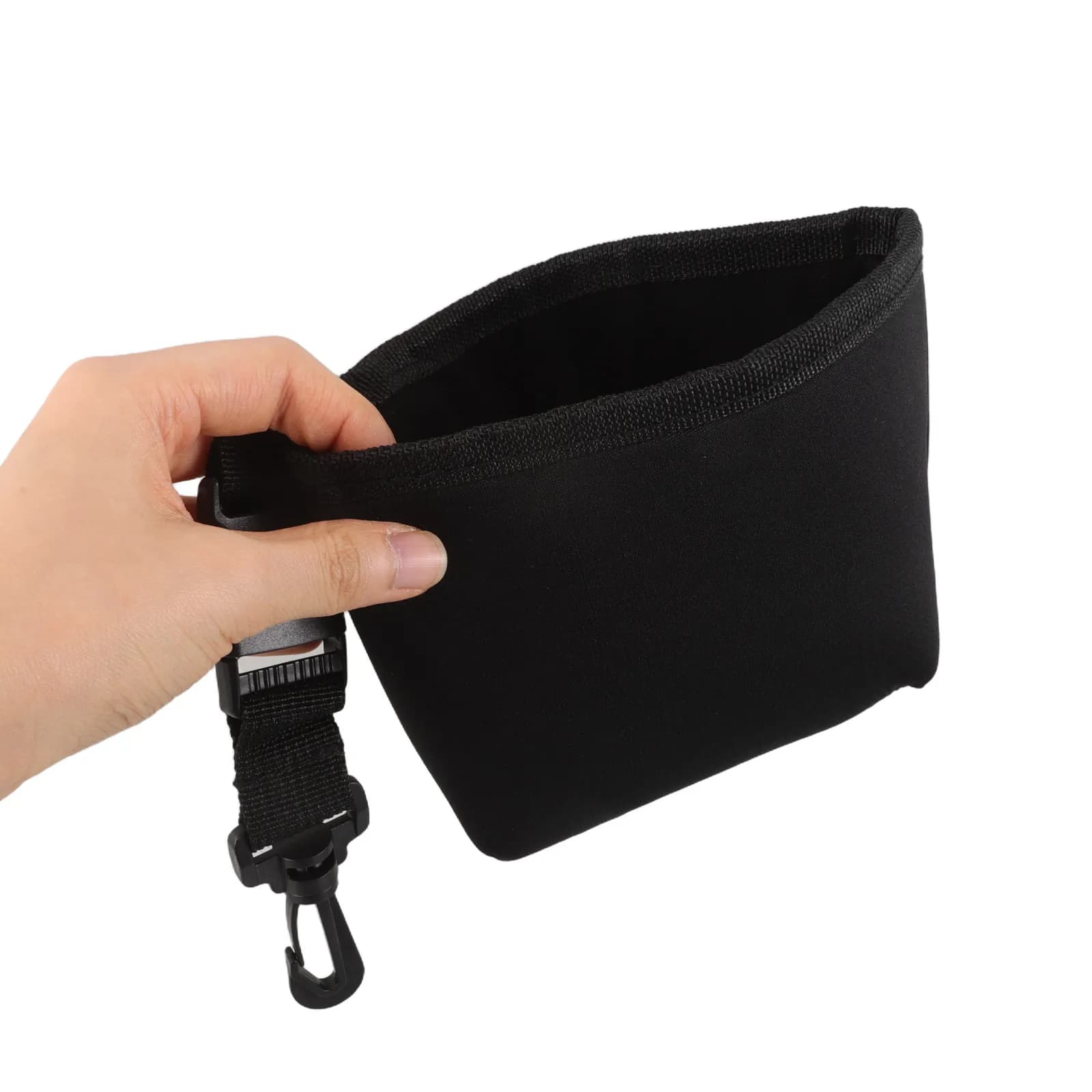 Borsa per la pulizia di palline e mazze da golf, impermeabile in neoprene, portatile, con tasca lavabile, design staccabile da appendere, ad asciugatura rapida, resistente alle intemperie