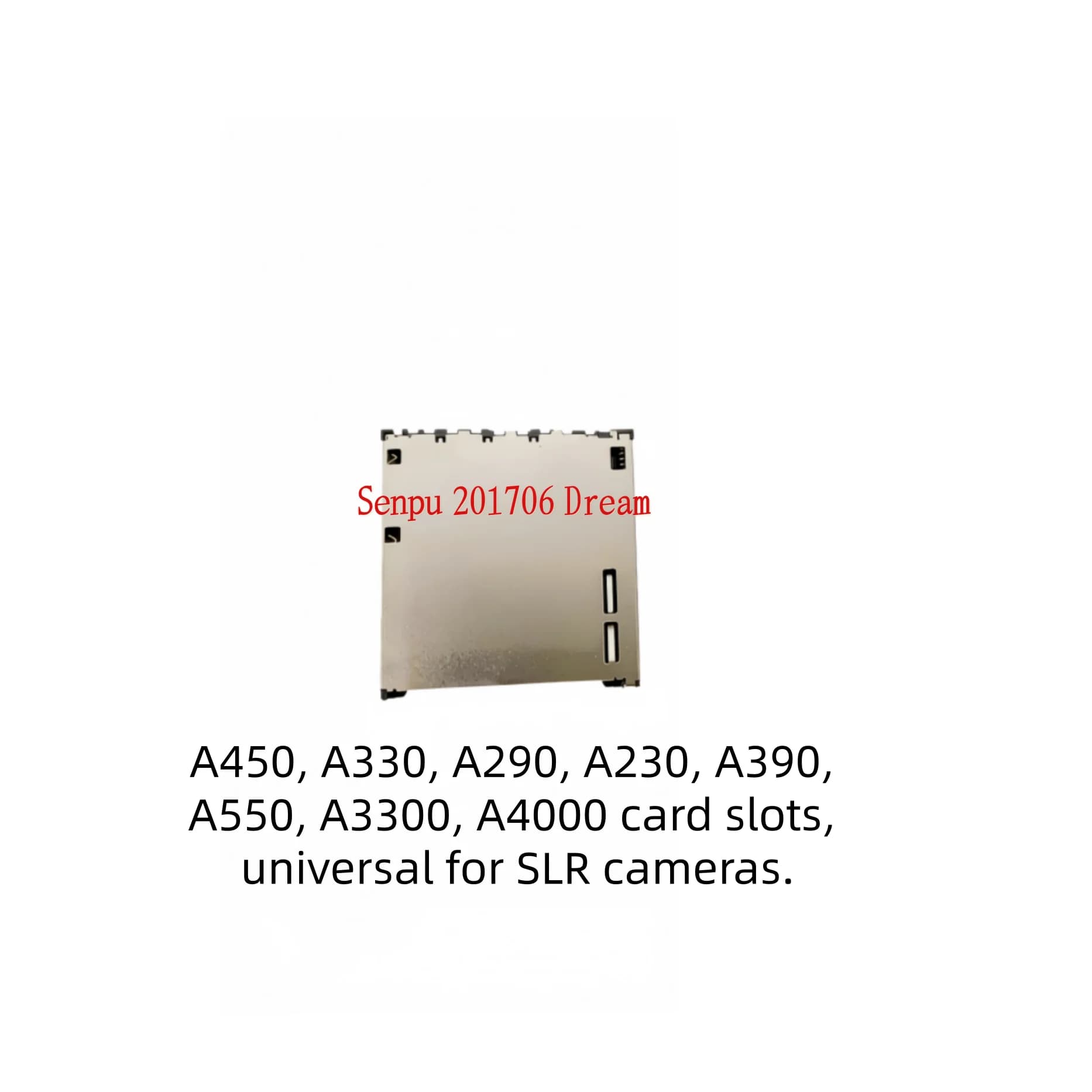 For Sony DSLR A230 A290 A330 A390 A450 A550 A3300 A4000 Universal SD Memory Card Slot Reader Socket