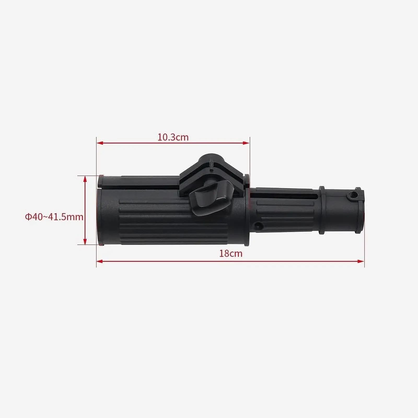 Boat Tiller Extension Handle for Telescopic Extend Aluminum Alloy Ergonomic Grip Boat Accessory Throttle Control