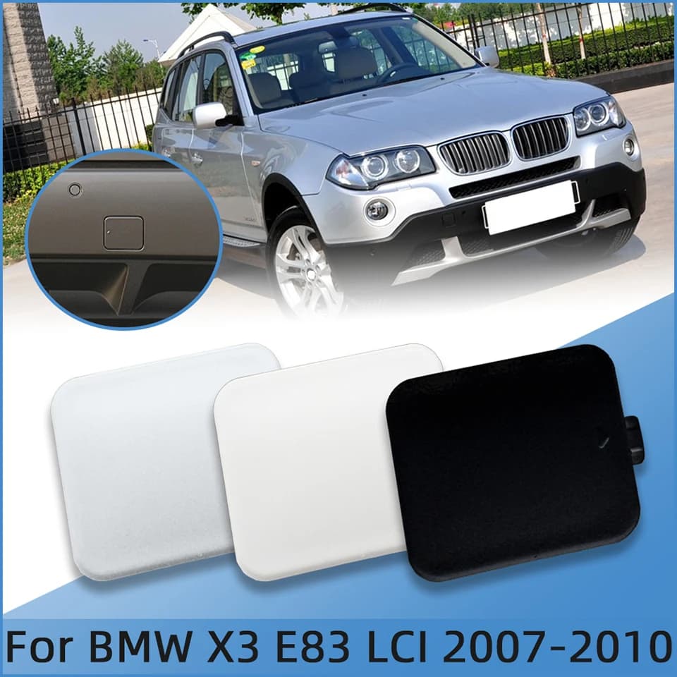 Auto Paraurti Posteriore Gancio di Traino Copertura Della Protezione Per BMW X3 E83 LCI Ordinady Versione 2007 2008 2009 2010 # 51123423778 Coperchio per il trasporto dei ricambi auto