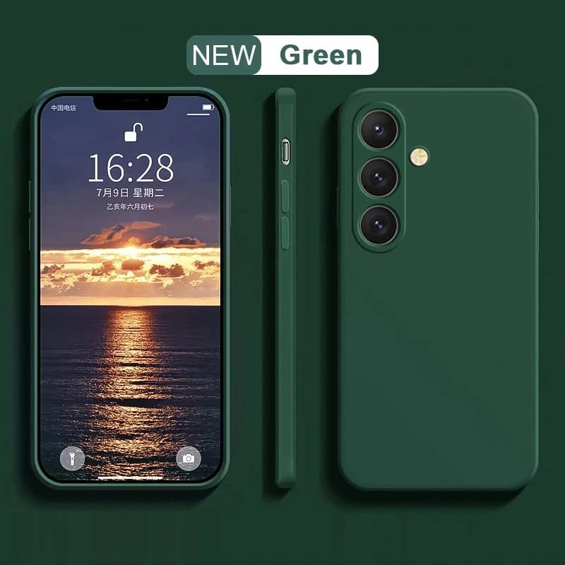 Per Samsung Galaxy S23 S 23 S22 Ultra S24 FE S25 S8 S9 S10 S20 S21 Custodia morbida Plus Custodia per telefono in silicone liquido