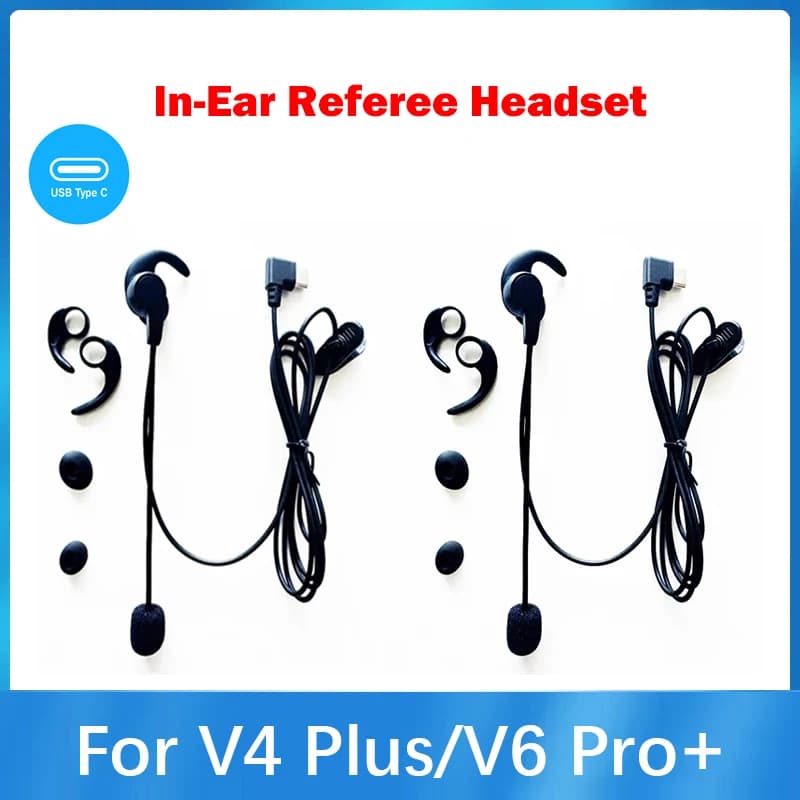 Tipo-C HIFI Calcio In-Ear Arbere Cuffia per EJEAS V4 Plus/V6 PRO+ Casco moto Auricolare interfono Bluetooth