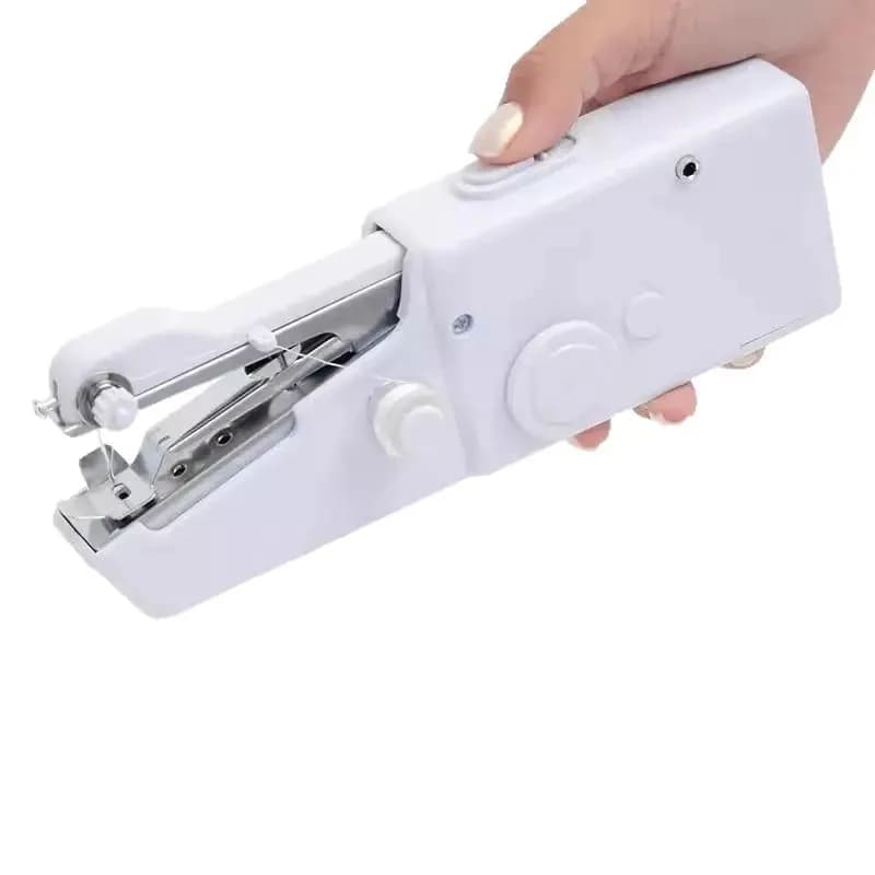 Kit Elettrico Portatile Multifunzionale per Uso Domestico, Mini Macchina da Cucire Portatile per Lavori Fai-da-Te in Plastica