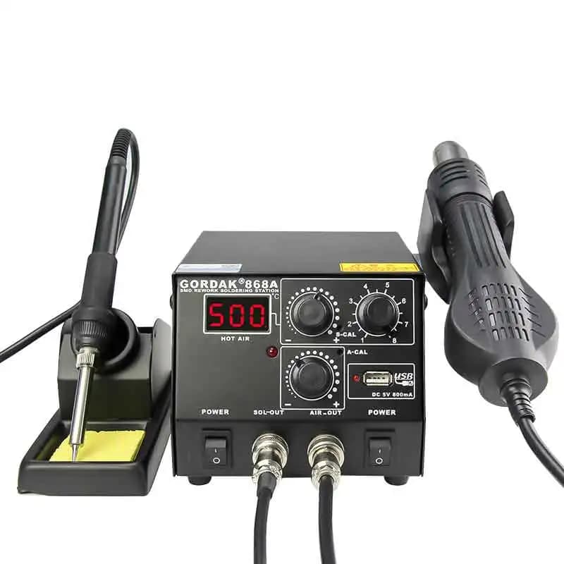868A High Power Heat Gun Soldering Iron Desoldering Station USB Interface for Phone Electronic Circuit Welding Repair