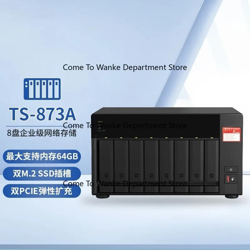 Server NAS Enterprise a 8 Bay TS-832PX con RAID per Archiviazione di Rete