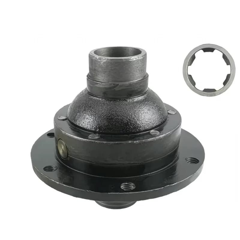 Rear chain axle for electric tricycle with brush bag group Accessories for differential gear bag in half shaft with 6 teeth key