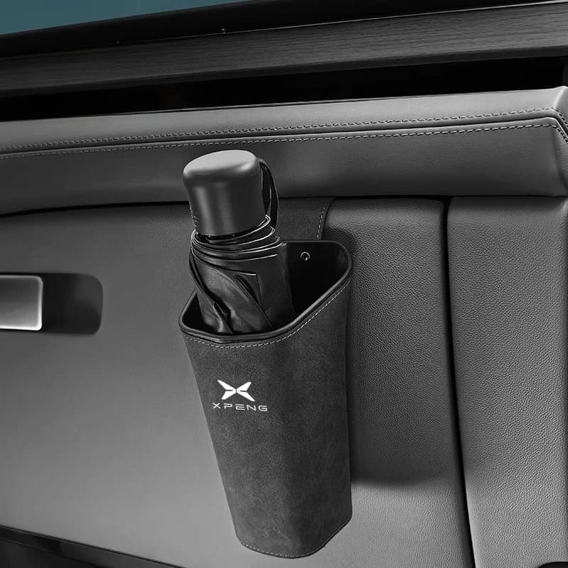Per Xpeng MONA P7 + G6 G9 X9 Impermeabile Flip Parapluie di Pelliccia di Stoccaggio Pattumiera di Stoccaggio Porta Passeggero Barile di Stoccaggio Accessori Auto