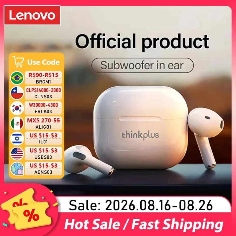 Lenovo LP40 Wireless Bluetooth Headphones TWS Touch Control Gaming Headphones HD call with Mic 2025 New choice