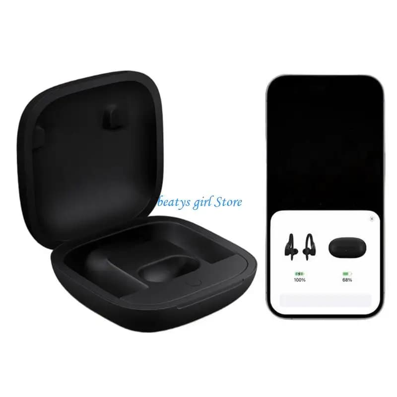 C7AB Custodia ricarica leggera Fornitura energia da 700 mAh Comodo spazio per riporre le cuffie