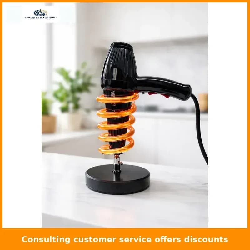Desktop hair dryer bracket Hair salon Barber shop Household non-punching storage hair dryer holder