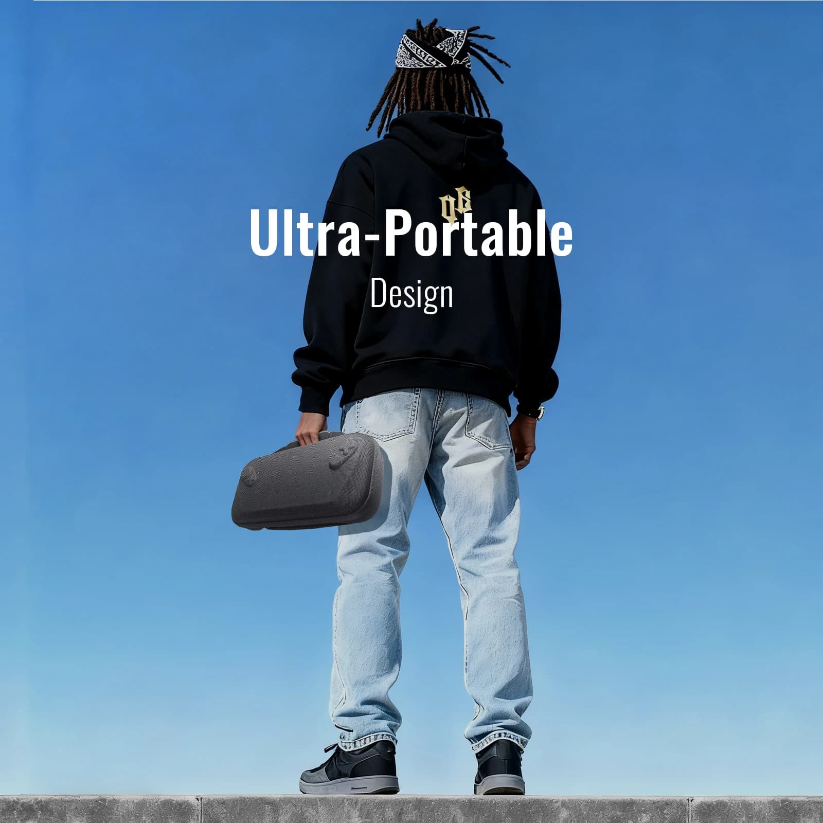 Custodia da trasporto portatile EVA 2 in 1 con custodia per accessori staccabile per console di gioco ROG XBOX Ally/ROG XBOX Ally X