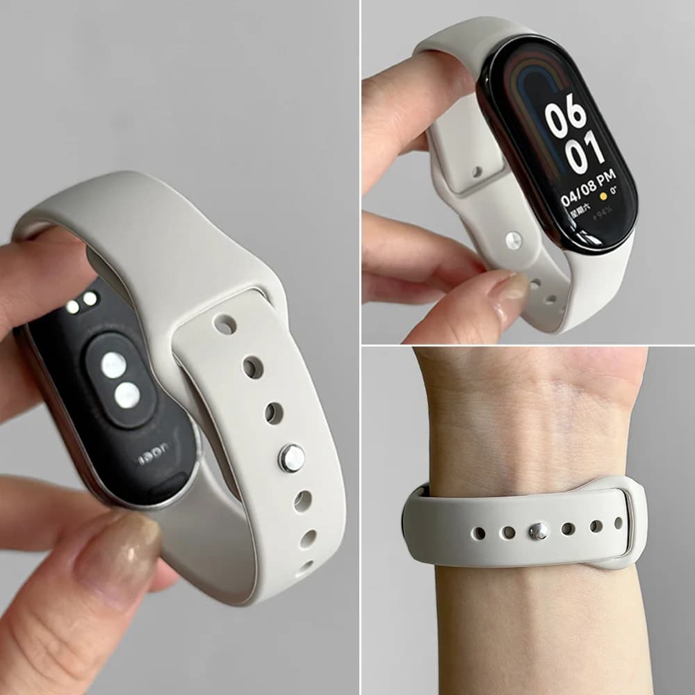 Bracciale per Mi Band 10 Strap miband 9 8 Accessori Silicone Sport Polso Cintura di ricambio pulseira correa per Xiaomi Mi Band 10