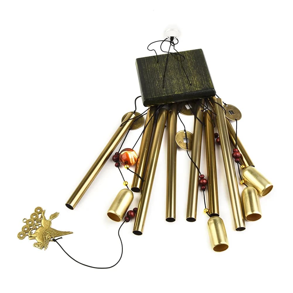 1pc Wind Chimes Outdoor Pro Bells Tubes Decoration Yard Gold Hanging High quality Home Large New Nice Noisemaker